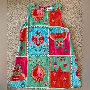 Paper Heart Anthropology Tarot Love Linen Blend Dress NWT